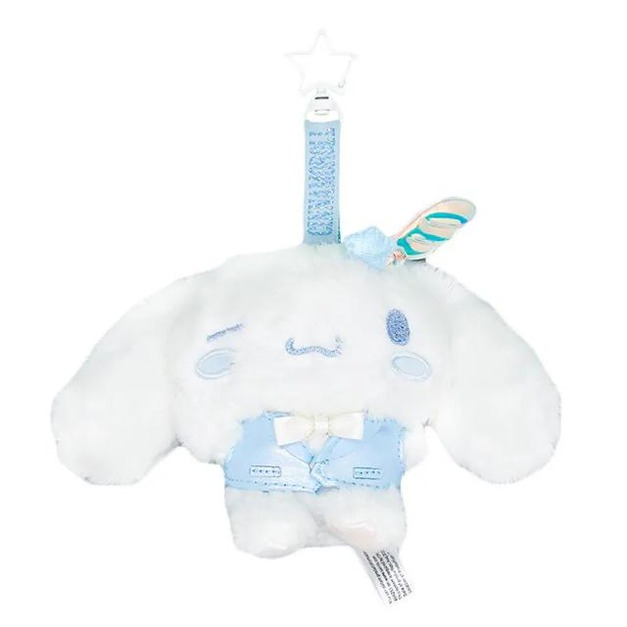 Sanrio 三麗鷗 大耳狗 絨毛玩偶吊飾 (藍羽毛款)
