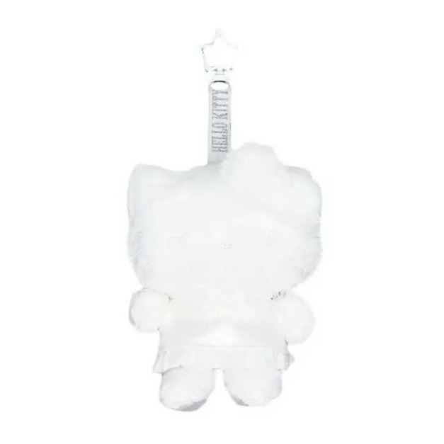 Sanrio 三麗鷗 Hello Kitty 絨毛玩偶吊飾 (純白蝴蝶結款)