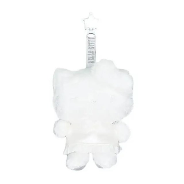 Sanrio 三麗鷗 Hello Kitty 絨毛玩偶吊飾 (純白蝴蝶結款)