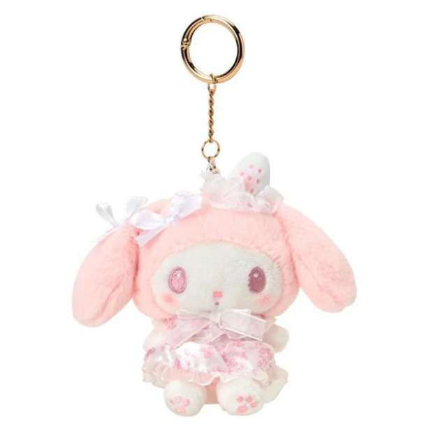 Sanrio 三麗鷗 美樂蒂 絨毛玩偶吊飾 (淡雪午茶時光)