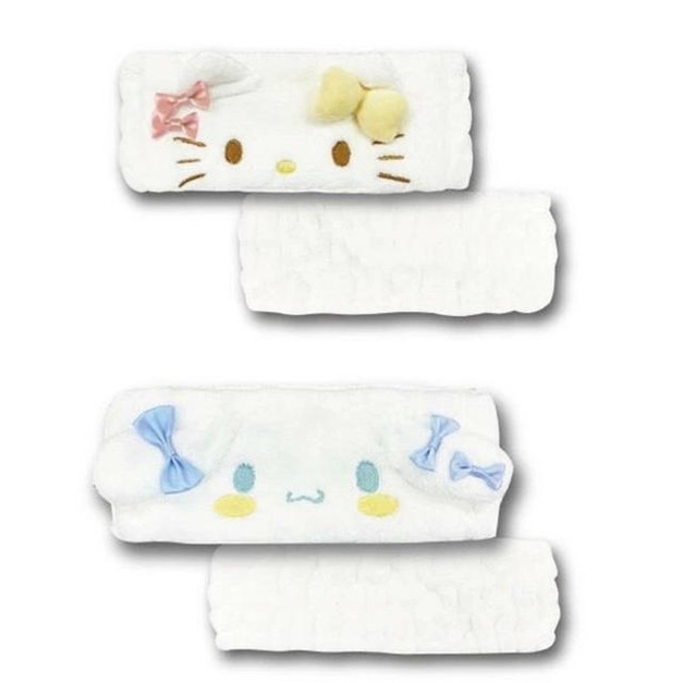 Sanrio 三麗鷗 絨毛造型髮帶 (冬季白色款) Kitty 大耳狗