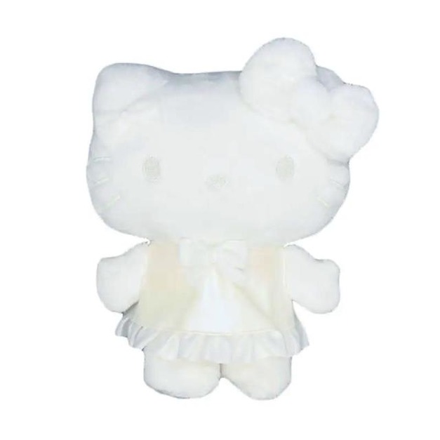 Sanrio 三麗鷗 Hello Kitty 絨毛玩偶娃娃 (純白蝴蝶結款)
