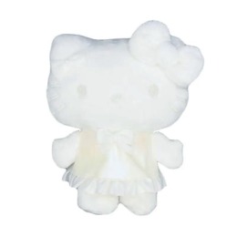Sanrio 三麗鷗 Hello Kitty 絨毛玩偶娃娃 (純白蝴蝶結款)