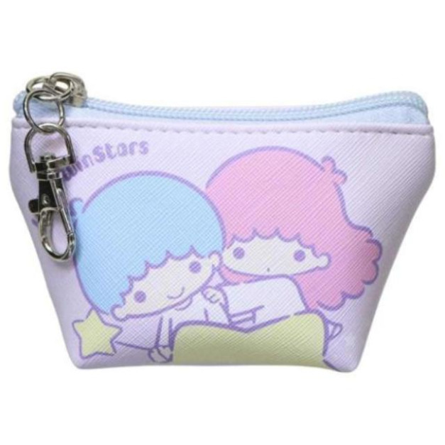 Sanrio 三麗鷗 雙子星 三角收納包附扣環 (搭肩款)