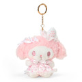 Sanrio 三麗鷗 美樂蒂 絨毛玩偶零錢包吊飾 (淡雪午茶時光)