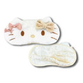 Sanrio 三麗鷗 絨毛造型眼罩 (冬季白色款) Kitty 美樂蒂 酷洛米 大耳狗_1