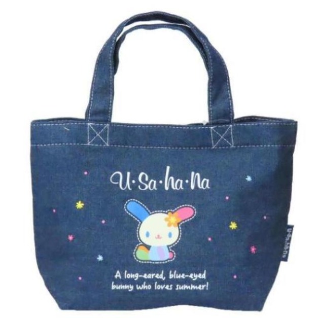 Sanrio 三麗鷗  花小兔 丹寧牛仔布手提午餐袋 (小花款)