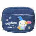 Sanrio 三麗鷗 花小兔 丹寧牛仔布化妝包 (小花款)
