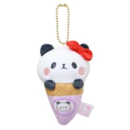 Sanrio 三麗鷗 Hello Kitty x 麻糬熊貓 絨毛玩偶吊飾 (甜筒款)
