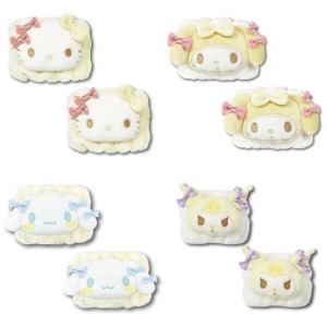 Sanrio 三麗鷗 絨毛手腕帶 兩入組 (冬季白色款) Kitty 美樂蒂 酷洛米 大耳狗