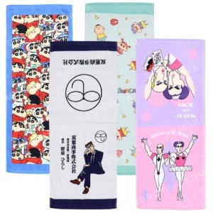 蠟筆小新 棉質長毛巾 38x85cm 廣志 馬卡歐 裘馬