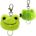 Pickles 泡菜蛙 絨毛玩偶伸縮鑰匙圈 (綠大臉款)_1