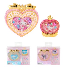Sanrio 三麗鷗 飾品盒2入組 (愛心款) Kitty 大耳狗 酷洛米