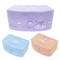 Sanrio 三麗鷗 塑膠抽屜盒附鏡 (甜夢款) 酷洛米 大耳狗 Kitty