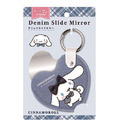 Sanrio 三麗鷗 滑蓋隨身鏡附扣環 (牛仔愛心款) Kitty 大耳狗 酷洛米_3