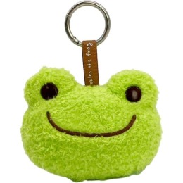 Pickles 泡菜蛙 絨毛玩偶隨身鏡 (綠大臉款)