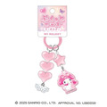 Sanrio 三麗鷗 壓克力造型二連鑰匙圈 (愛心款) 美樂蒂 酷洛米_1