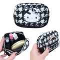 Sanrio 三麗鷗 Hello Kitty 方形化妝包 (千鳥格)_1