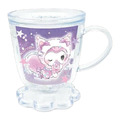 Sanrio 三麗鷗 流體單耳塑膠杯 (白貓款) Kitty 美樂蒂 酷洛米 大耳狗_4