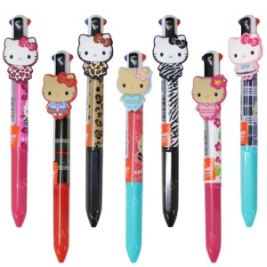 Sanrio 三麗鷗 Hello Kitty 造型四色原子筆 0.5mm