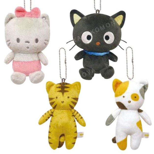 Sanrio 三麗鷗 絨毛玩偶吊飾 (貓貓俱樂部) 喵喵家族 巧克貓 小野貓樂園