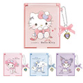Sanrio 三麗鷗 塑膠方形隨身鏡附吊飾 (緞帶款) Kitty 美樂蒂 大耳狗 酷洛米