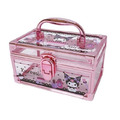 Sanrio 三麗鷗 透明手提收納盒附鎖 Kitty 酷洛米 大耳狗_4
