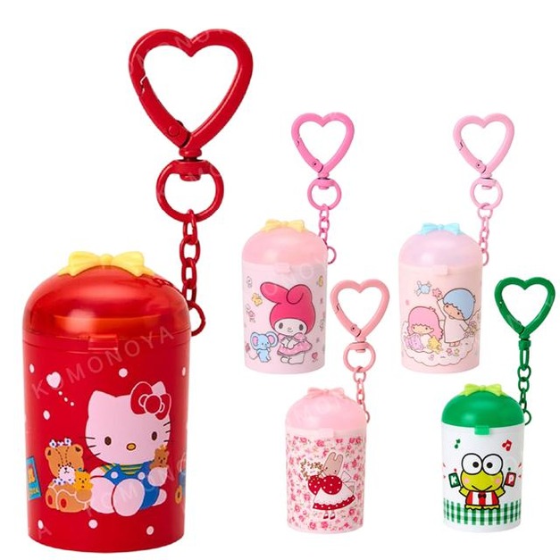 Sanrio 三麗鷗 五元硬幣收納盒吊飾 (復古系列) Kitty 美樂蒂 雙子星 大眼蛙 兔媽媽