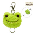 Pickles 泡菜蛙 絨毛玩偶伸縮鑰匙圈 (綠大臉款)