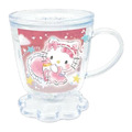 Sanrio 三麗鷗 流體單耳塑膠杯 (白貓款) Kitty 美樂蒂 酷洛米 大耳狗_1