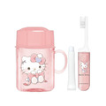 Sanrio 三麗鷗 牙刷杯組 (緞帶款) Kitty 美樂蒂 大耳狗 酷洛米_1