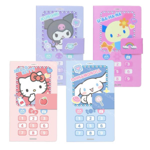 Sanrio 三麗鷗 造型便條本 60枚入 (翻蓋手機款) Kitty 酷洛米 大耳狗 花小兔