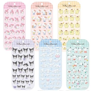Sanrio 三麗鷗 造型泡泡絨毛貼紙 (好友款) Kitty 酷洛米 美樂蒂 大耳狗