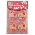 Sanrio 三麗鷗 Hello Kitty 迷你氣墊粉撲4入組 (水滴型款)_3