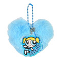 飛天小女警 絨毛造型吊飾 (愛心款) 花花 泡泡 毛毛_2