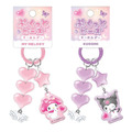 Sanrio 三麗鷗 壓克力造型二連鑰匙圈 (愛心款) 美樂蒂 酷洛米