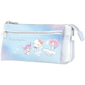 Sanrio 三麗鷗 皮質三角拉鍊筆袋 (藍仙子款)