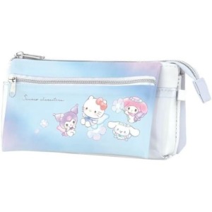 Sanrio 三麗鷗 皮質三角拉鍊筆袋 (藍仙子款)