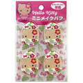 Sanrio 三麗鷗 Hello Kitty 迷你氣墊粉撲4入組 (水滴型款)_4