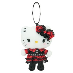 ▲特價【限購】Sanrio 三麗鷗 Hello Kitty 絨毛玩偶吊飾 (搖滾甜心)