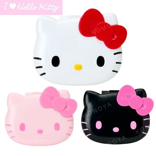 ▲特價【限購】Sanrio 三麗鷗 Hello Kitty 造型隨身鏡梳組 (I Love Hello Kitty)