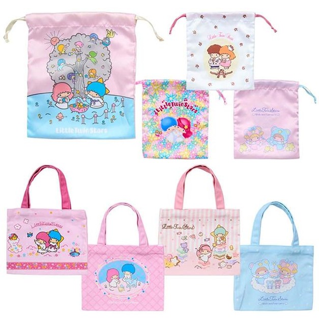 ▲特價【限購】Sanrio 三麗鷗 雙子星 尼龍收納袋 全套8入盲盒 (星空小熊)
