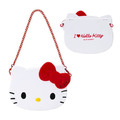 ▲特價【限購】Sanrio 三麗鷗 Hello Kitty 造型摺疊鏡附練 (I Love Hello Kitty)_1
