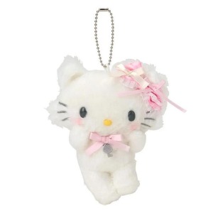 ▲預購特價【限購】Sanrio 三麗鷗 Charmmy Kitty 絨毛玩偶吊飾 (格紋緞帶)