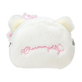 ▲預購特價【限購】Sanrio 三麗鷗 Charmmy Kitty 絨毛造型斜背包 (格紋緞帶)_2