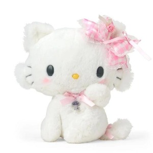 ▲預購特價【限購】Sanrio 三麗鷗 Charmmy Kitty 絨毛玩偶娃娃 (格紋緞帶)