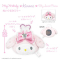 【預購1/22結單】▲特價 Kiddy Land x Sanrio 酷洛米 絨毛隨身鏡掛飾 (Bunnies Ballerina)_2