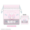 【預購1/22結單】▲特價 Kiddy Land x Sanrio Piano 緞面束口袋 (Bunnies Ballerina)