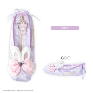 【預購1/22結單】▲特價 Kiddy Land x Sanrio 酷洛米 芭蕾舞鞋造型收納包 (Bunnies Ballerina)
