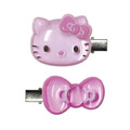Sanrio 三麗鷗 Hello Kitty 樹脂水晶髮夾2入組 (看我72變)_2